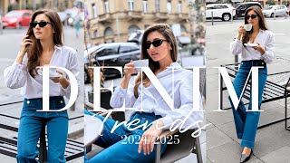 Herbst JEANS TRENDS 202425 Neue amp alte Denim Styles  fashiontrends [upl. by Llertnov]