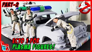 DIY Ghostbusters Ecto1 for Hasbro Plasma 6 inch figures Custom made 3d printed 112 scalePART2 [upl. by Handel618]