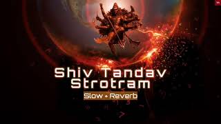 Shiv Tandav  Shiv Strotram  Slow  Reverb  lofi [upl. by Yenahs]