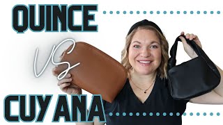 Quince VS Cuyana Bag Comparison [upl. by Gwenny]