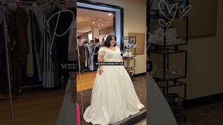 Wedding Dress Try on amp plus size Check out full Full Video 2 see all looks plussizeweddingdresses [upl. by Reivaxe]