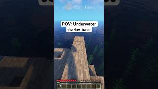 Underwater Starter Base in Minecraft🌊 [upl. by Atihana]