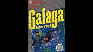 Galaga NES Gameplay [upl. by Nowell]