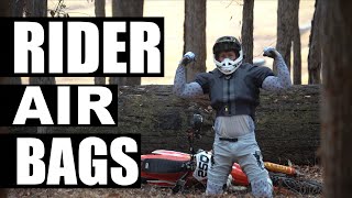 Are rider airbags the best crash protection [upl. by Ybroc]