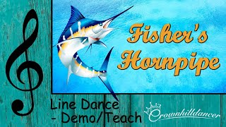 Fishers Hornpipe  Line Dance [upl. by Salomone618]