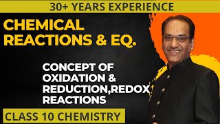 Oxidation reduction reactions  Redox reactions  chemistry class 10  chapter 1 [upl. by Huppert]