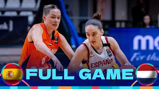 Spain v Netherlands  Full Basketball Game  FIBA Womens EuroBasket 2025 Qualifiers [upl. by Dine]