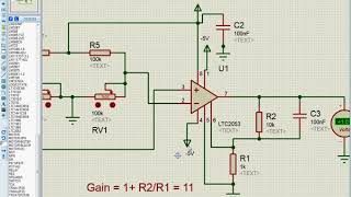 Amplificateur différentiel bi tension pont wheatstone bridge LTC2053 [upl. by Merceer612]