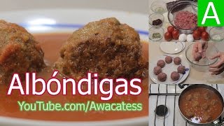 Albondigas en Salsa Chipotle Rellenas de Huevo Cocido Cocina Mexicana Recetas Faciles y Economicas [upl. by Eisinger]