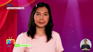 DepEd TV English Grade 2 Q2 Ep6 [upl. by Hannover]