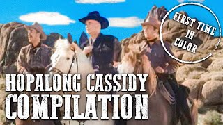 Hopalong Cassidy Compilation  COLORIZED  Western Series [upl. by Nanice686]