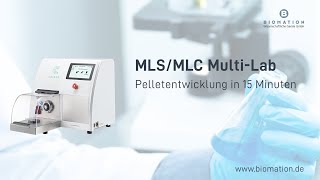 MLCMLS MultiLab System zur PelletEntwicklung im Labor  15 Minuten Pulver zu Pellets [upl. by Liahcim]