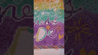 Check out this completed diamond painting Pride Words by Cynthia Frenette from Diamond Art Club [upl. by Giacopo563]