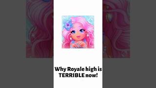 Why Royale High is TERRIBLE NOW fyp shorts dresstoimpress royalehigh robloxdrama roblox [upl. by Niliac767]