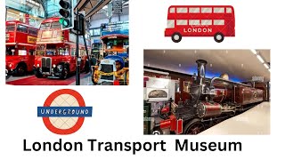 INSIDE THE LONDON TRANSPORT MUSEUM [upl. by Tess958]