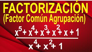 FACTORIZAR POR FACTOR COMÚN  Nivel Avanzado  En Un Polinomio de 5to Grado  Resuelto Paso a Paso [upl. by Kcirdde]