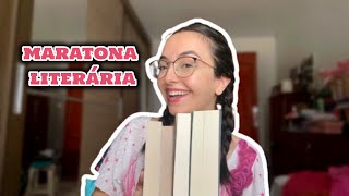 Maratona literária de verão MLV2024  Vlog de leitura 72 [upl. by Dinnage867]