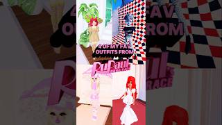 Recreating looks from RuPauls Drag Race ✨️ rupaulsdragrace dti dresstoimpress [upl. by Ashok]