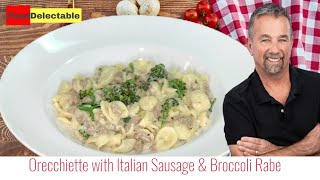 How To Make Orecchiette with Italian Sausage amp Broccoli Rabe  Italian Recipe [upl. by Larissa992]