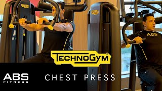 TECHNOGYM CHEST PRESS ABS FITNESS CLUB [upl. by Eerrehc]