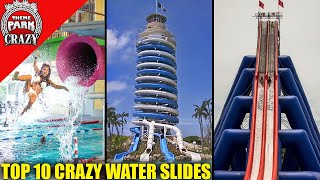 Top 10 CRAZY amp Unique Water Slides [upl. by Alban]