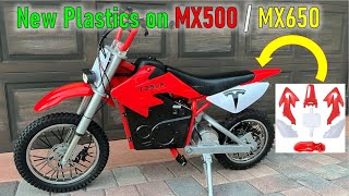 CRF50 Plastics install on Razor MX500 or MX650 [upl. by Rosamond]