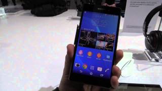 MWC 2014 Sony Xperia Z2 Hands On German  Deutsch ►► notebooksbilligerde [upl. by Oizirbaf463]