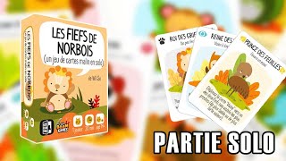 LES FIEFS DE NORBOIS  Le jeu de plis Solo   Partie SOLO amp AVIS [upl. by Gary186]