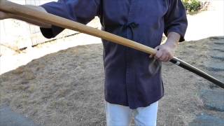 How to make a Saya for Bokken from Golf tube [upl. by Oelak]