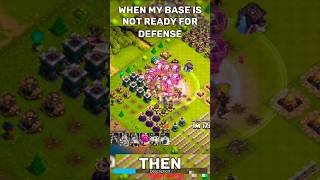 Ready or Not Ready for Defense My Base 🧐🧐Clash of Clans shorts coc clashofclans gaming [upl. by Eihpos]