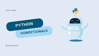 Conditionals in Python If Elif amp Else Statements  Python Tutorial for Beginners [upl. by Trakas381]