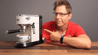 Delonghi Dedica Home Espresso Machine Review amp Test [upl. by Ecinad15]