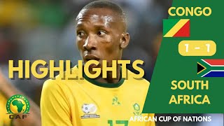 Extended Highlights Bafana Bafana vs Congo  AFCON Qualifiers October 15 2024 [upl. by Aelaza]