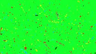 Green Screen Confetti Explosion [upl. by Hardigg514]