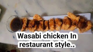 wasabi chicken in restaurant style [upl. by Beora873]