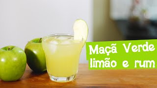 Drink de Maçã Verde com limão  A Cozinha do Gibra [upl. by Latimer]