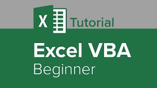 Excel VBA Beginner Tutorial [upl. by Foote]