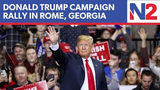 LIVE President Donald Trump Get Out The Vote Rally in Rome Ga NEWSMAX2 [upl. by Nagar]