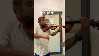 Minuet in G Beethoven  Suzuki violin book 2 shorts violin students stringteachers [upl. by Loren815]