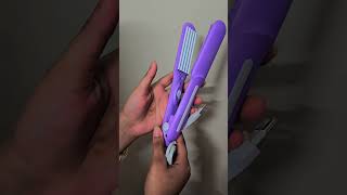 Mini Hair Crimper and Curler from meesho 😍😍trendingshorts meesho combo haircrimper song [upl. by Kimitri]