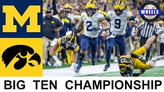 2 Michigan vs 13 Iowa Highlights  Big 10 Championship Game  2021 College Football Highlights [upl. by Ariaek]