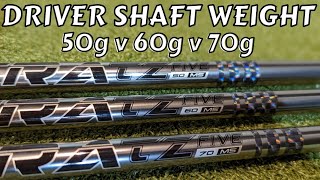 Driver Shaft WeightIs Lighter Faster [upl. by Geraud]