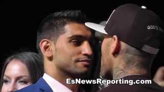 Luis Collazo vs Amir Khan FaceOff [upl. by Herve]