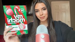 Asmr Peppermint Mochi Icecream mukbang cupped sticky eating sounds [upl. by Hillel]