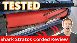 Shark Stratos Corded Stick Vacuum Review HZ3002  16 Objective Tests [upl. by Adroj]