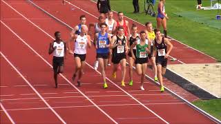 NM Friidrett 2017 Jakob Ingebrigtsen vinner 1500 meter [upl. by Holladay]