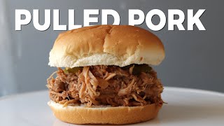 How to Make Pulled Pork in Crock Pot  Easy Pulled Pork Recipe [upl. by Yelnikcm10]