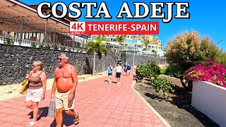 TENERIFE  COSTA ADEJE  Nearly 30 degrees and Everyone on the Beach 🌡️ 4K Walk ● July 2024 [upl. by Ylrebnik789]