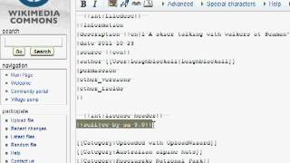Introduction to editing image information on Wikimedia CommonsMP4 [upl. by Assiren]
