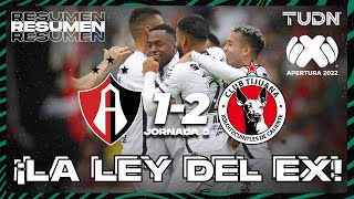 Resumen y goles  Atlas 12 Xolos  Liga Mx Apertura 22 J5  TUDN [upl. by Elvie]